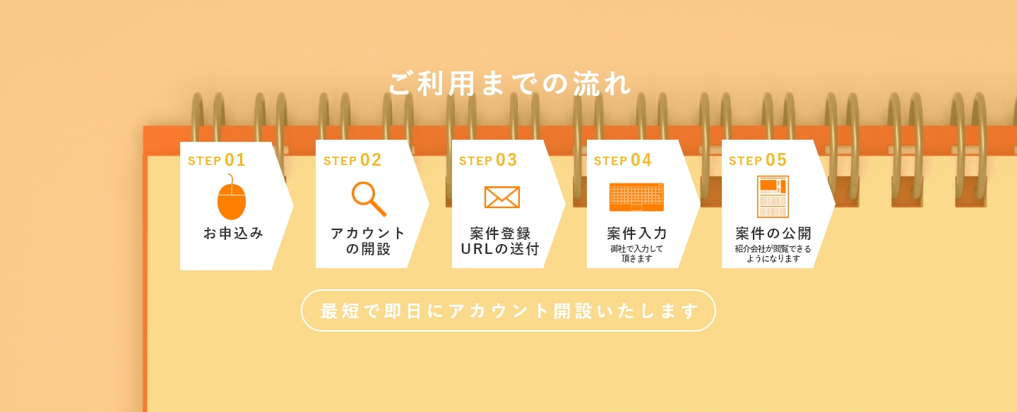 ご利用の流れ